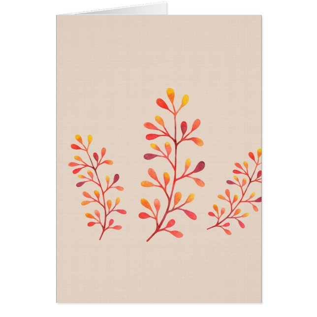 Cartão Berry Branches (Frente)