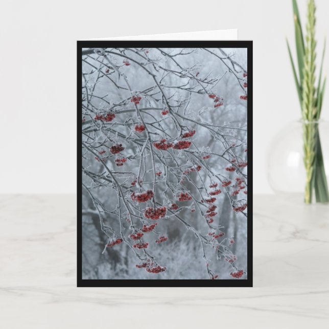 Cartão "Berry Christmas" (Frente)