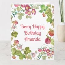 Berry Happy Strawberry Birthday