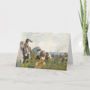 Cartão Berry Pickers   Winslow Homer