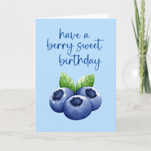 Cartão Berry Sweet Birthday Card