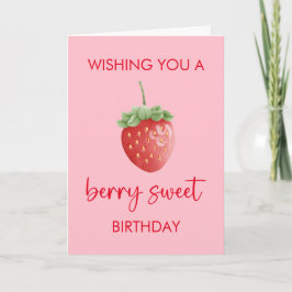 Cartão Berry Sweet Happy Birthday Card