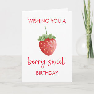 Cartão Berry Sweet Happy Birthday Card