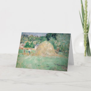 Cartão Berthe Morisot - Medas de Feno em Bougival