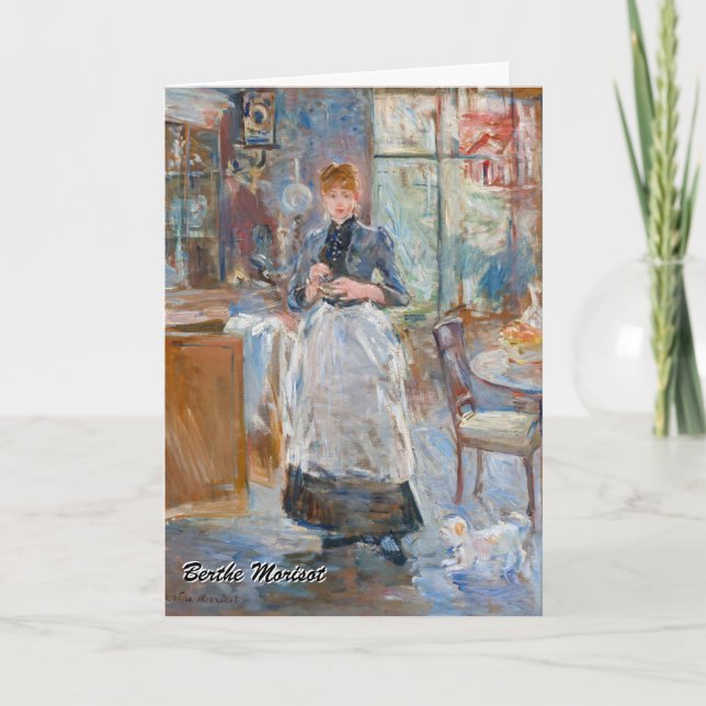 Cartão Berthe Morisot - Na Sala De Jantar (Frente)