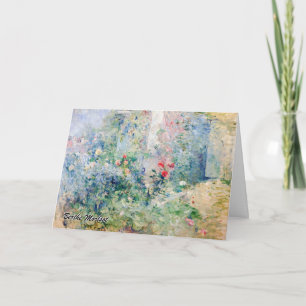 Cartão Berthe Morisot - O Jardim de Bougal