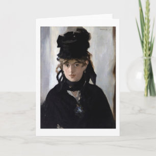 Cartão Berthe Morisot With a Bouquet of Violets, Manet