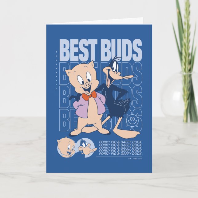 Cartão Best Buds Porky Pig & DAFFY DUCK™ (Frente)