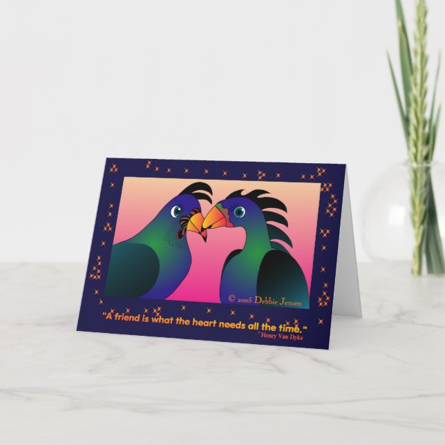 Cartão Best Friends by Debbie Jensen (Frente)