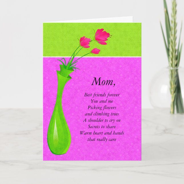 Cartão Best Friends Forever Mothers Day Card (Frente)