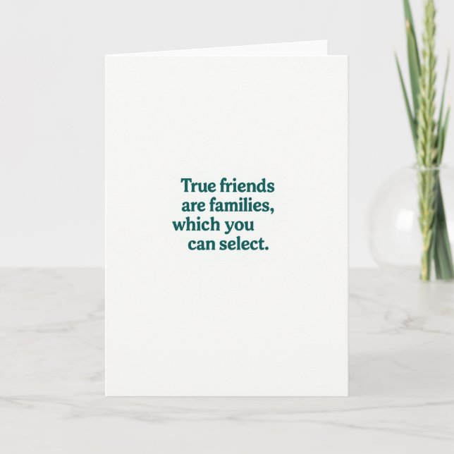 Cartão Best Friends Our Chosen Family Card (Frente)