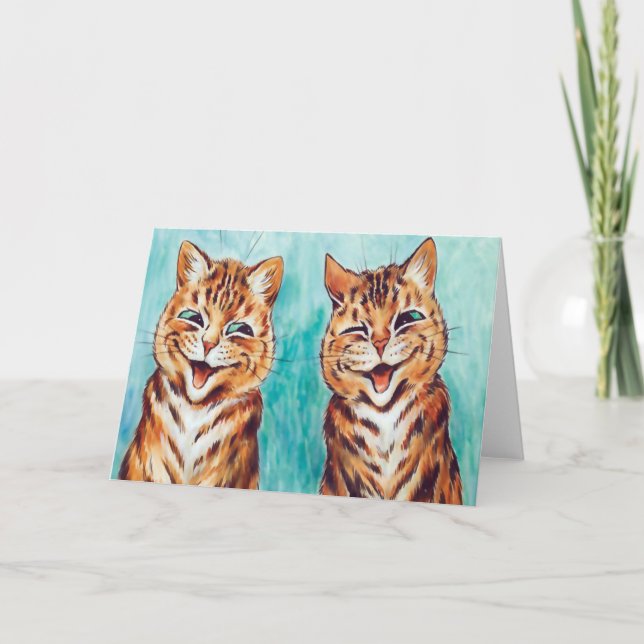 Cartão Best Friends Vintage Cat Card (Frente)