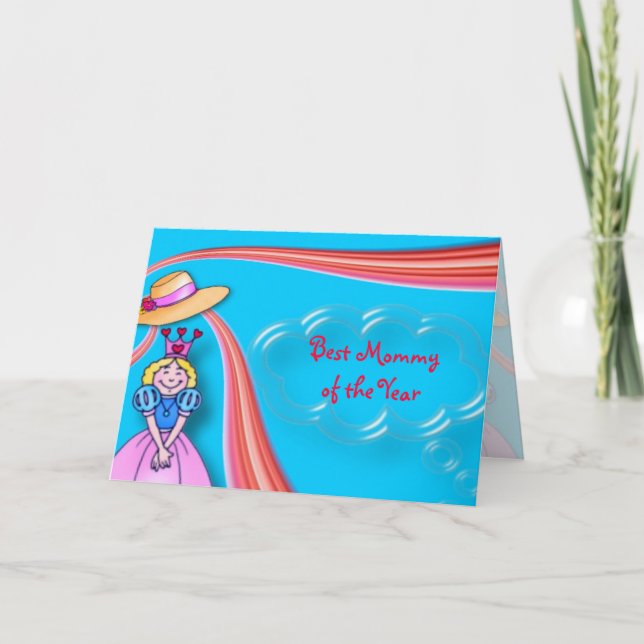 Cartão Best Mommy (Frente)