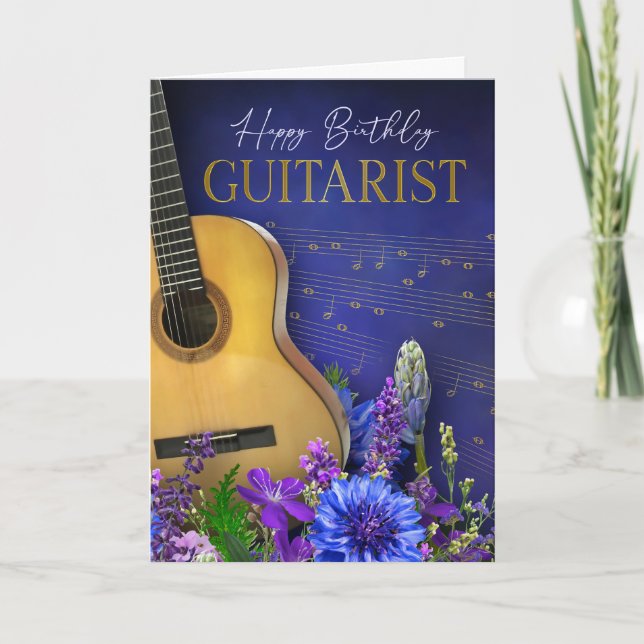 Cartão Best Teacher Floral Greeting (Frente)