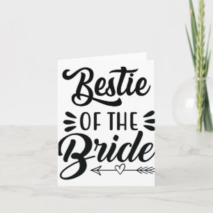 Cartão Bestie Da Família Noiva Festa de casamento Bridal