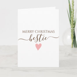 Cartão Bestie Feliz Chirstmas