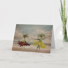 Cartão Besties na praia