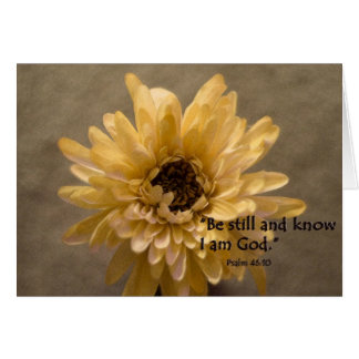 Cartão BestillandknowIamGodZazzle