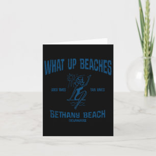 Cartão Bethany Beach Delaware De Funny Vintage Beaches Te