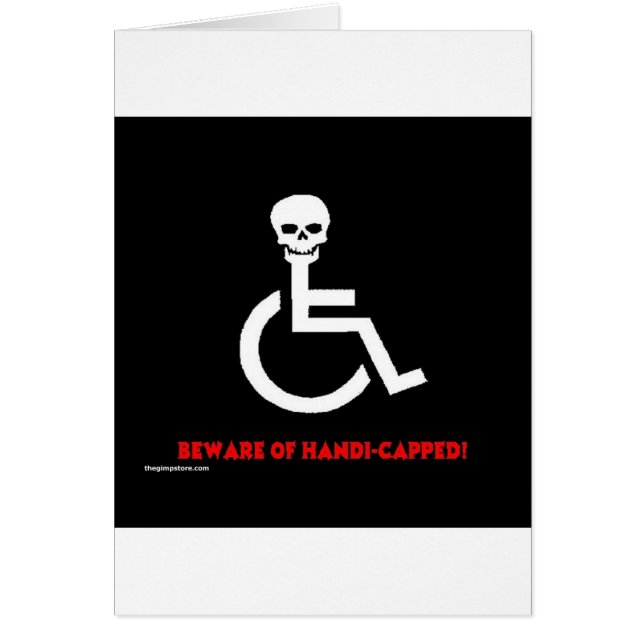 Cartão Beware (Frente)