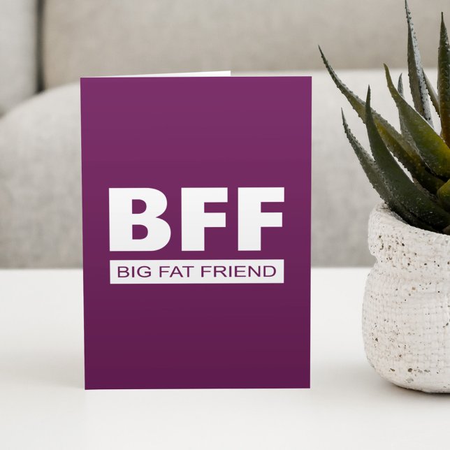 Cartão BFF - Amigo Gordo Grande (Criador carregado)