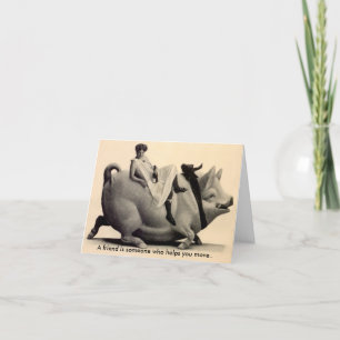 Cartão BFF Cute Friendship Funny Humor Secrets LOL friend