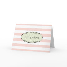 BFF Friend Birthday Pink Stripe Feminine Mint