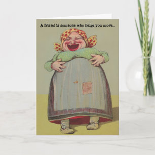 Cartão BFF fun playful humor LOL Lady Friendship Secrets