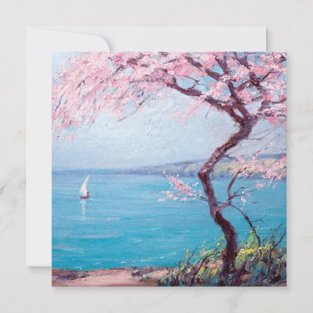 Cartão Biarritz Beach (por Kimon Loghi) (Frente)