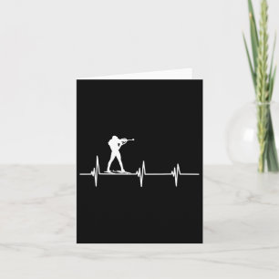 Cartão Biathlet Winter Sports Cross-country do Biathlon S