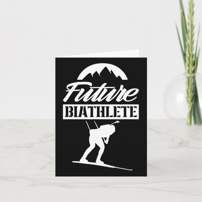 Cartão Biatletas do Futuro Biatlo (Frente)