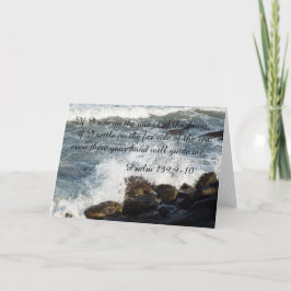 Cartão Bible quote Psalm 139:9-10 card