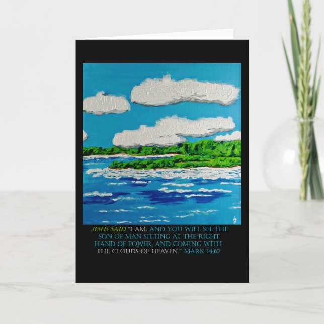 Cartão Bible Verses: Mark 14:62 PedagogyGreetings (Frente)