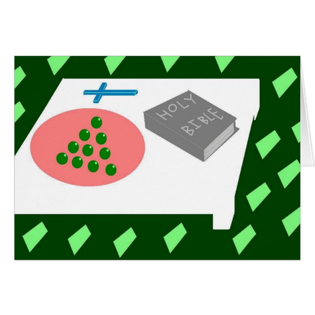 Cartão bíblia sagrada (Frente Horizontal)