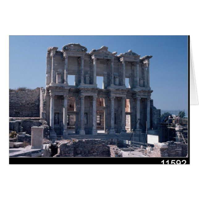 Cartão Biblioteca Celsus, integrada no AD 135 (Frente Horizontal)
