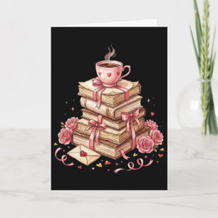 Cartão Bibliotecário Leitor Livros Dia dos Namorados Prof