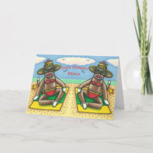 CARTÃO BICHETE VERMELHO DA CHAVE BIKINI, ENGRAÇADO NA CAR