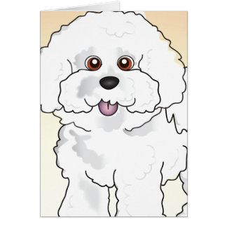 Cartão Bichon Frise