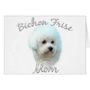Cartão Bichon Frise Mãe 2
