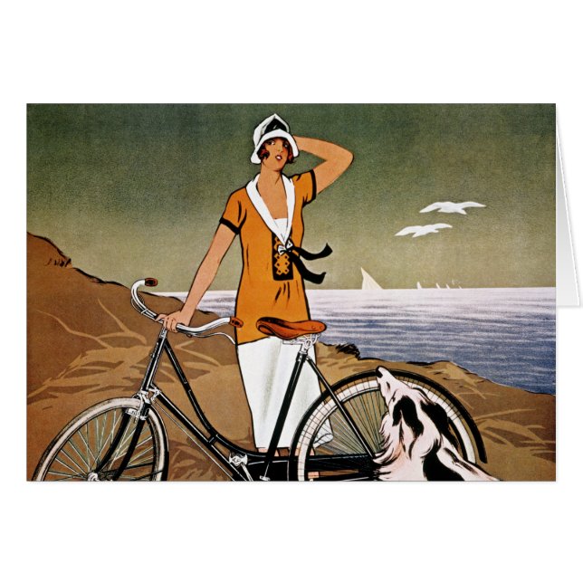 Cartão Bicicleta Ad, 1925 (Frente horizontal)
