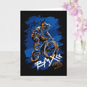Cartão Bicicleta Bmx Urban streetwear Grafite