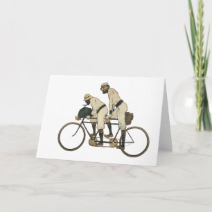 Cartão Bicicleta construída para Dois
