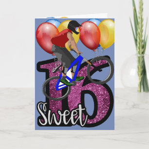 Cartão Bicicleta Esporte Feliz Família Aniversário Destin