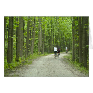 Cartão Bicicleta no Parque Estadual de Ohiopyle