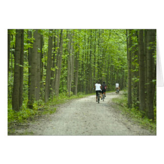 Cartão Bicicleta no Parque Estadual de Ohiopyle