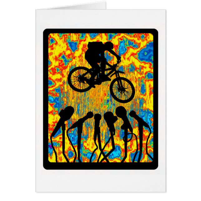 Cartão Bicicleta Sonic super (Frente)