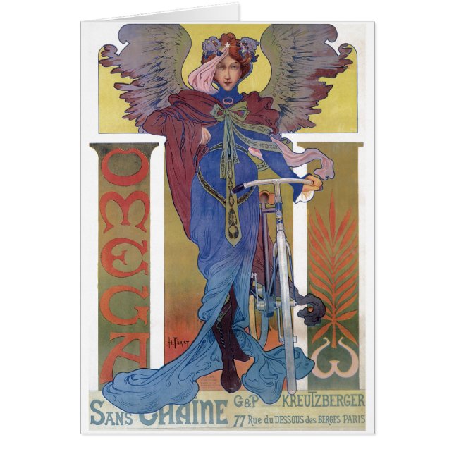 Cartão Bicicletas de Omega (Frente)