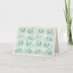 Cartão Bicycle design greeting card for any occasion