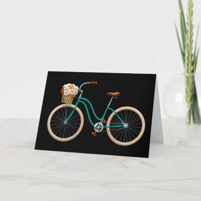 Cartão Bicycle Greeting Card (Frente)