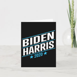 Cartão Biden 2020 E Kamala Harris No Um Bilhete 2